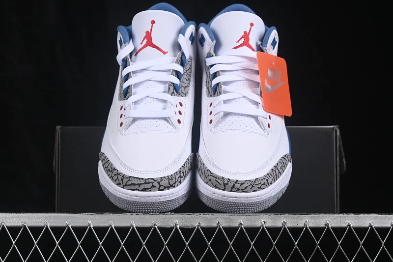 All categories Air Jordan Jordan series basketball shoes Air Jordan 3 GX foreign trade version Air Jordan 3 Retro "True Blue" AJ3 Joe 3 true blue color IF4396-104